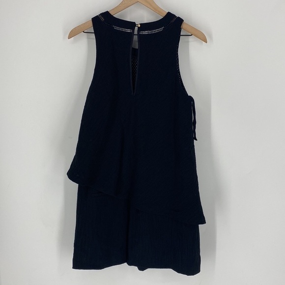Elevenses Layered Sleeveless Onyx Romper - Picture 2 of 7
